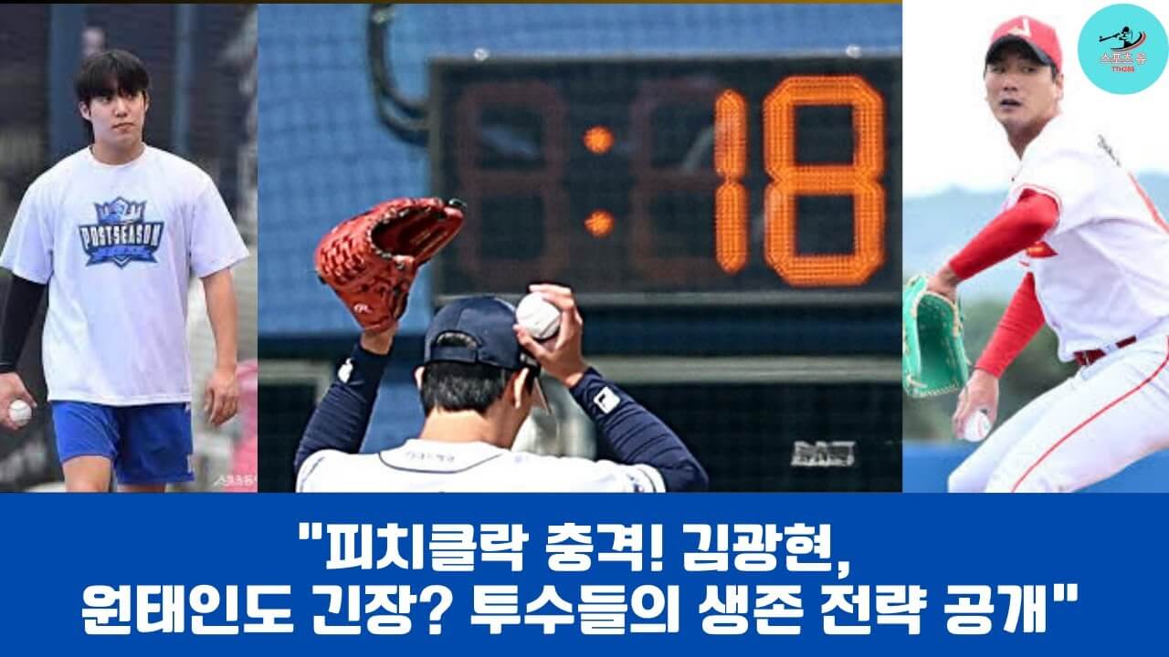 2025 KBO 프로야구 피치클락 정리｜MLB와 차이점 피치클란이란?