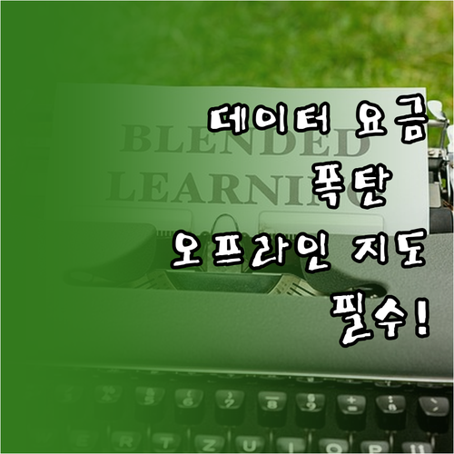 내비 앱 데이터 요금 폭탄 피하는 방..