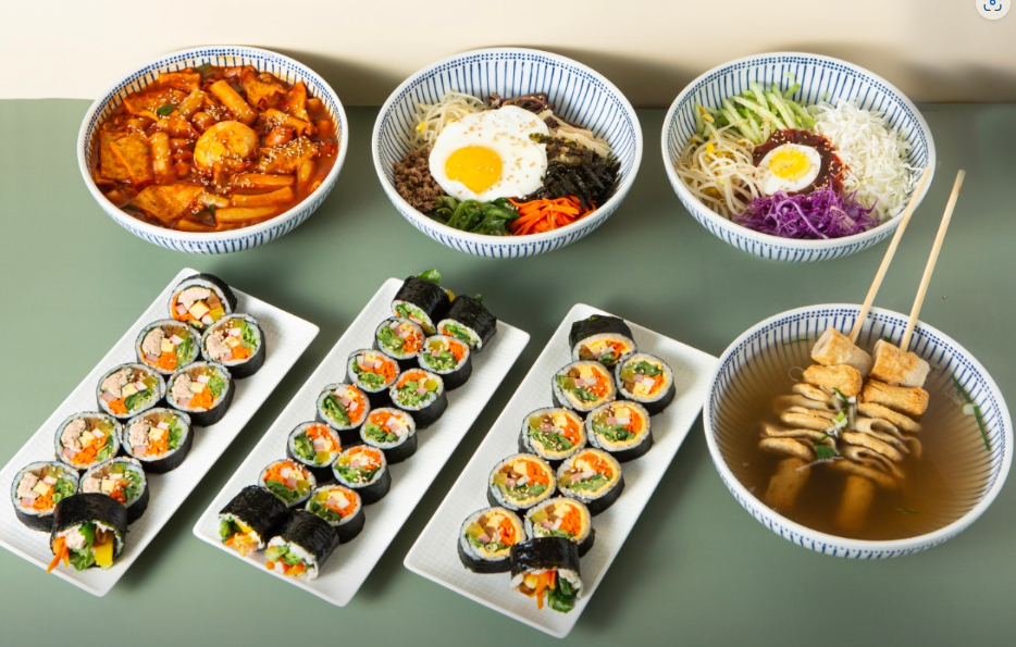 안성 오이김밥 대표 메뉴