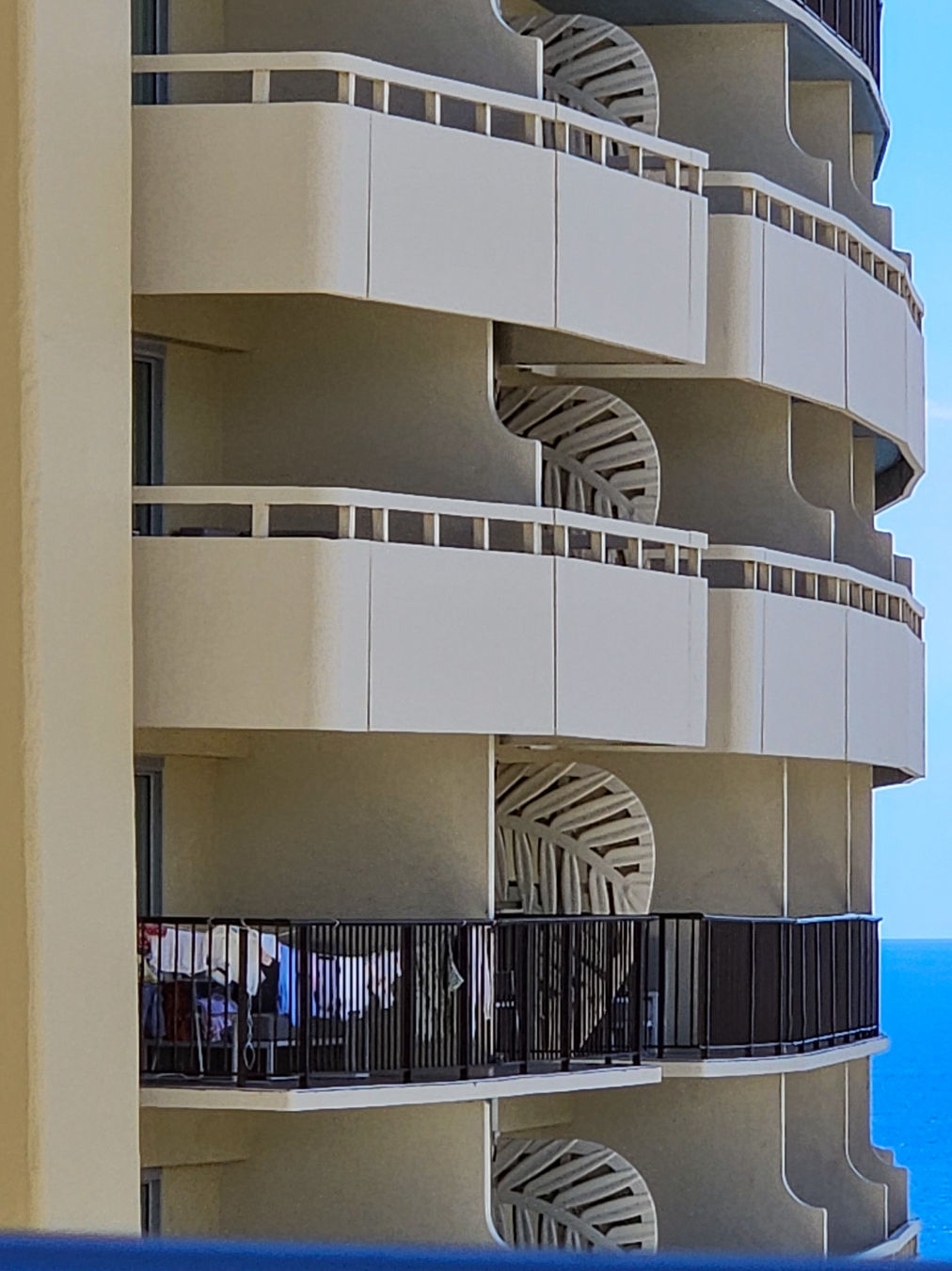 하와이 쉐라톤 와이키키 야외 테라스