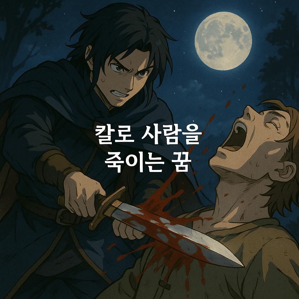 칼로 사람을 죽이는 꿈 해몽