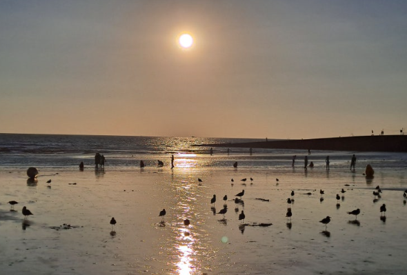 을왕리해수욕장 노을