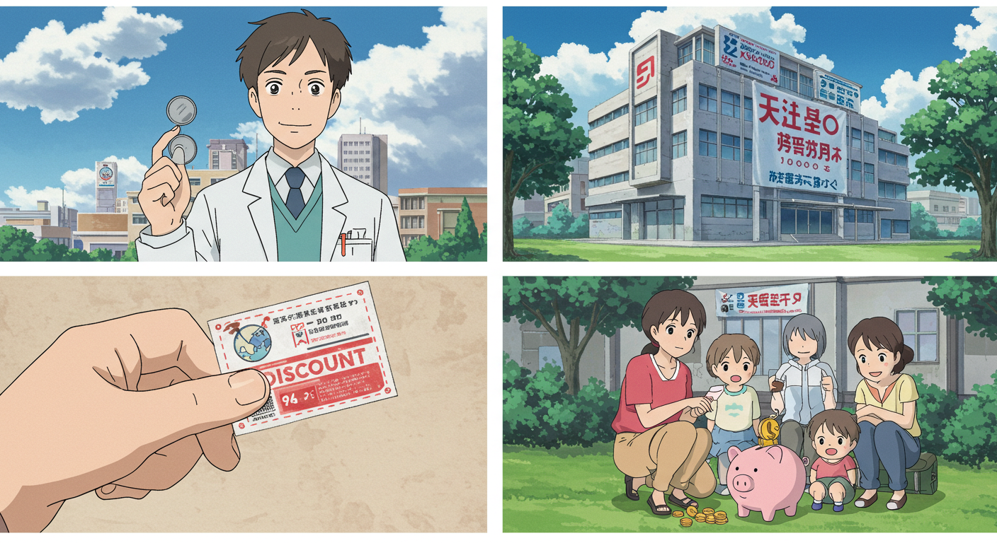 독감백신 할인 혜택과 지자체 지원을 활용하는 장면