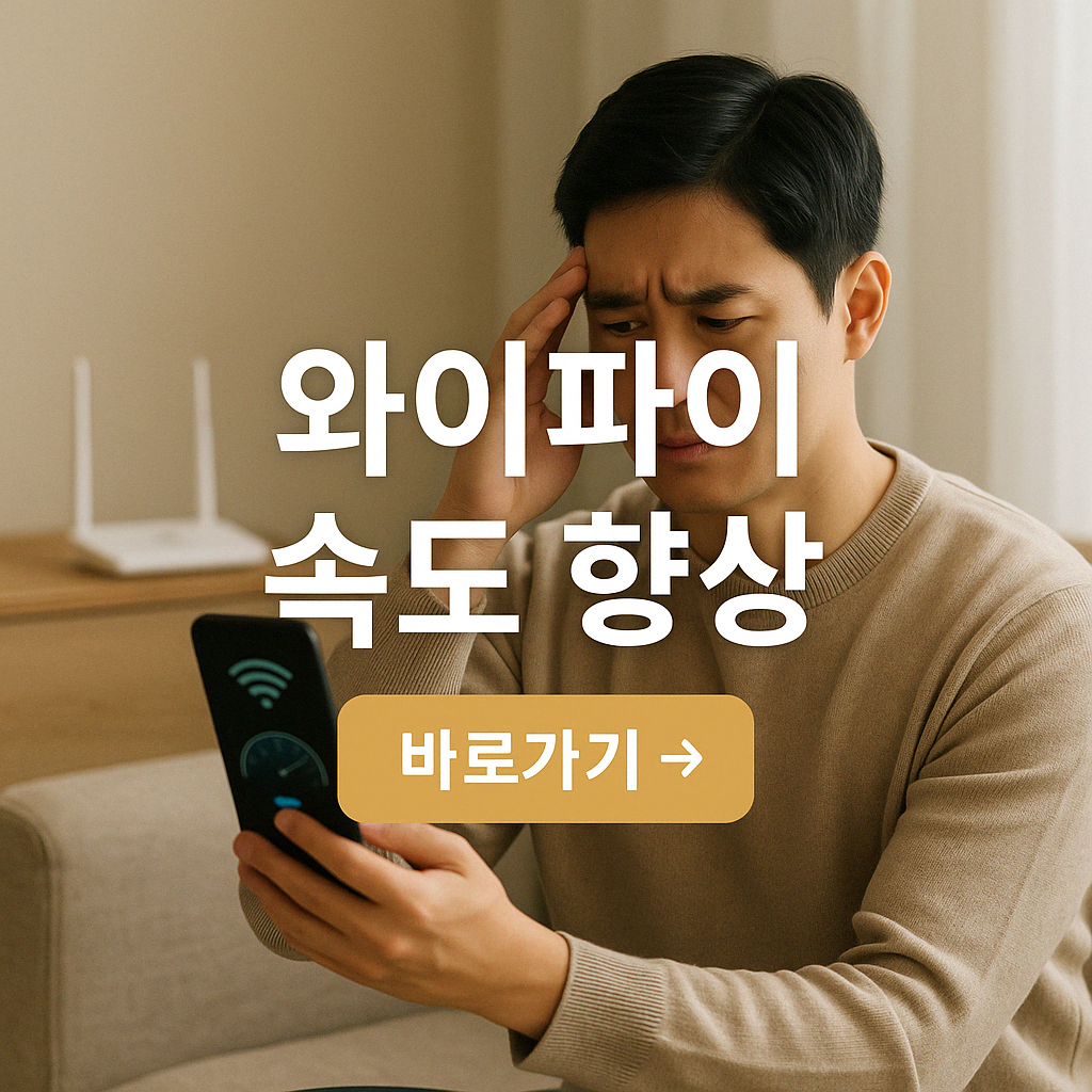 와이파이 느릴 때 해결하는 8가지 실전 방법