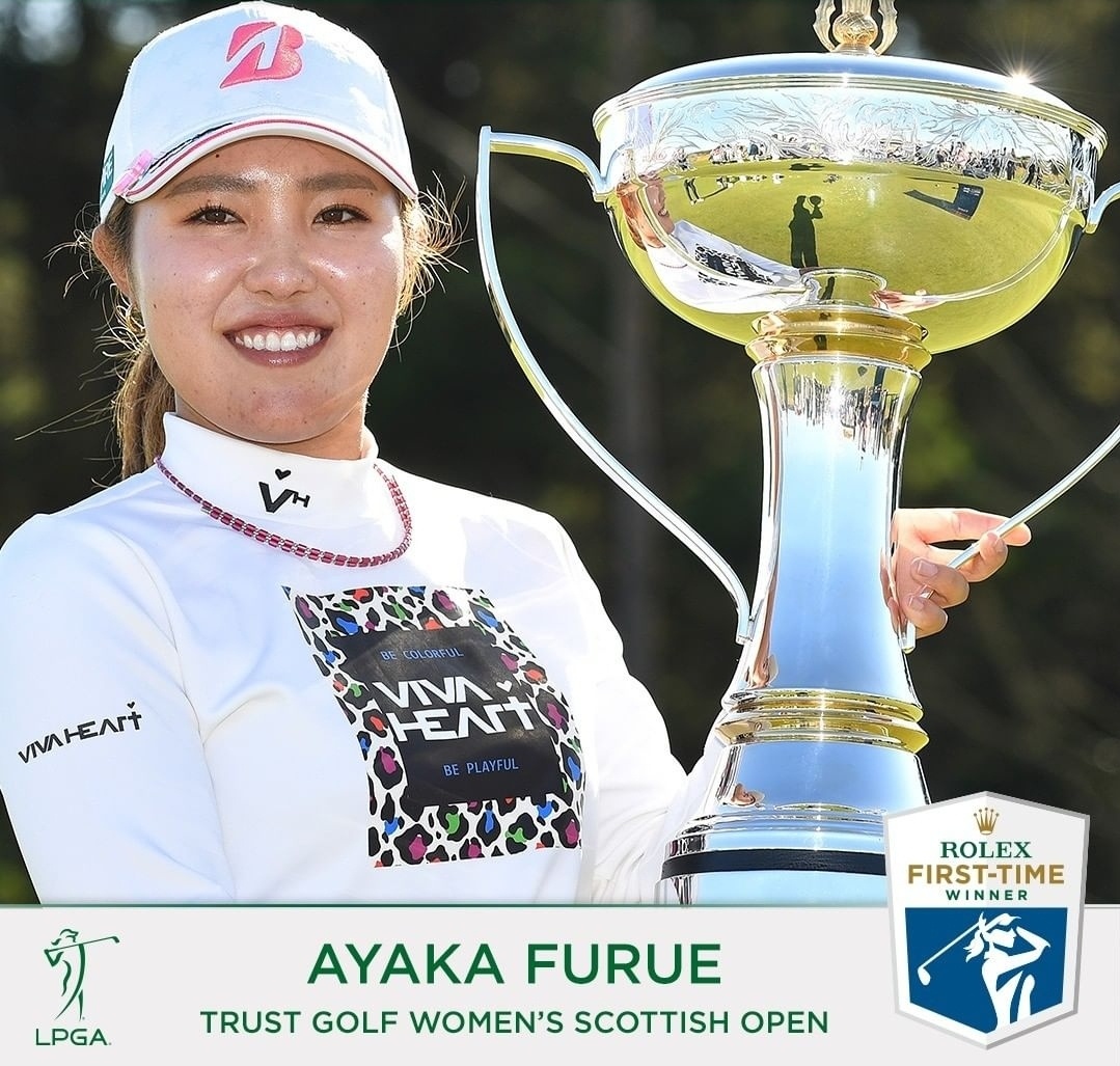 LPGA 투어 첫 우승한 후루에 아야카 이미지ⓒLPGA