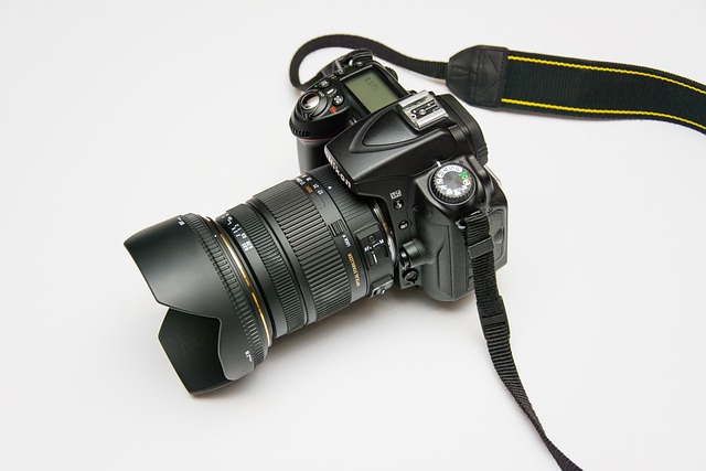 camera is on the table