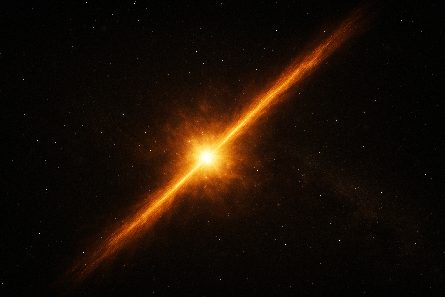 우주 공간에서 발생하는 감마선 폭발의 강렬한 에너지 방출