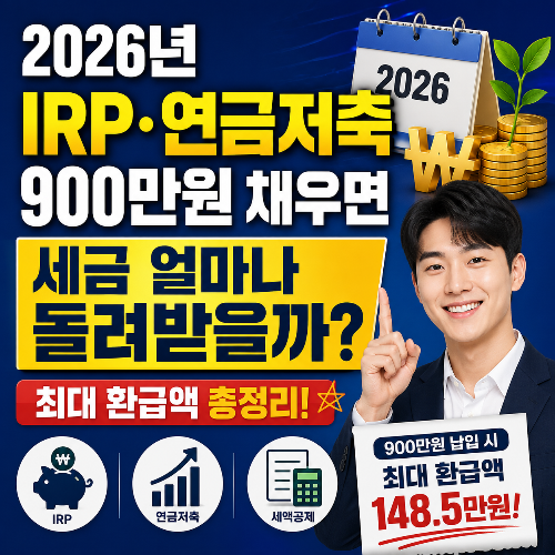 900만 원을 채우면 얼마나 환급받을까?