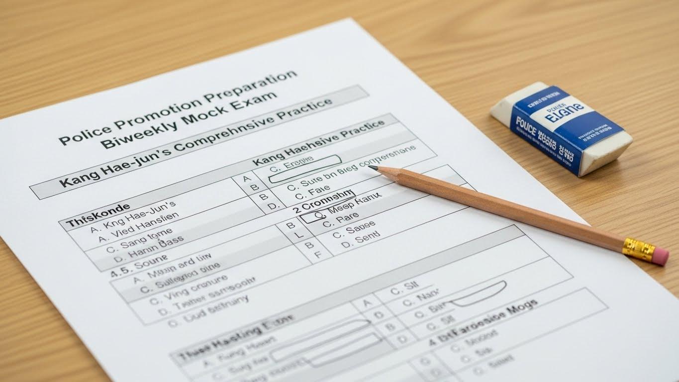 경찰 승진대비 격주 모의고사: 강해준 실무종합