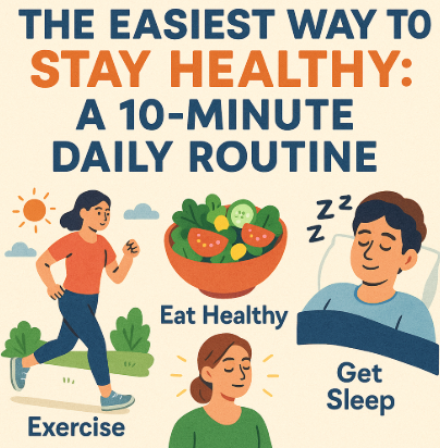 건강을 지키는 가장 쉬운 방법 하루 10분 루틴 사진