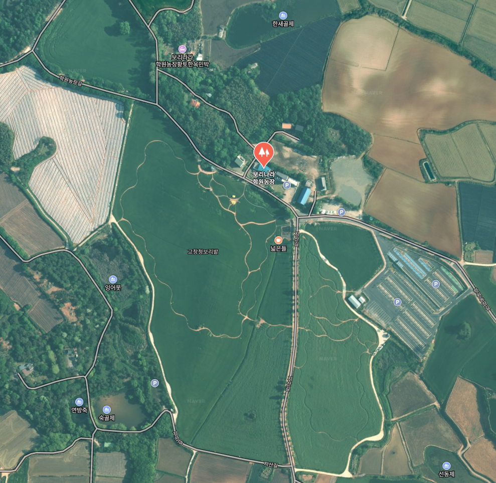 학원농장 지도
