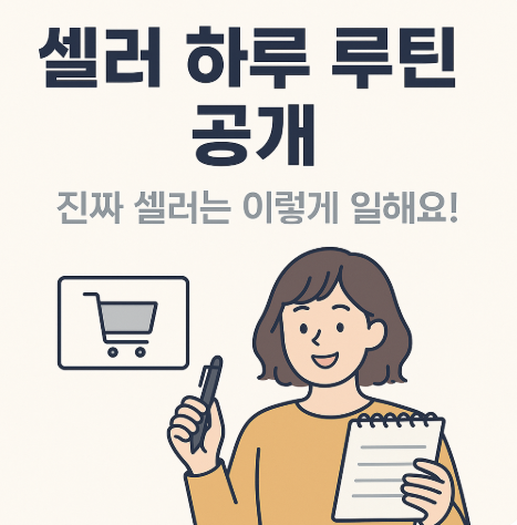 쇼핑몰 하루 루틴 공개