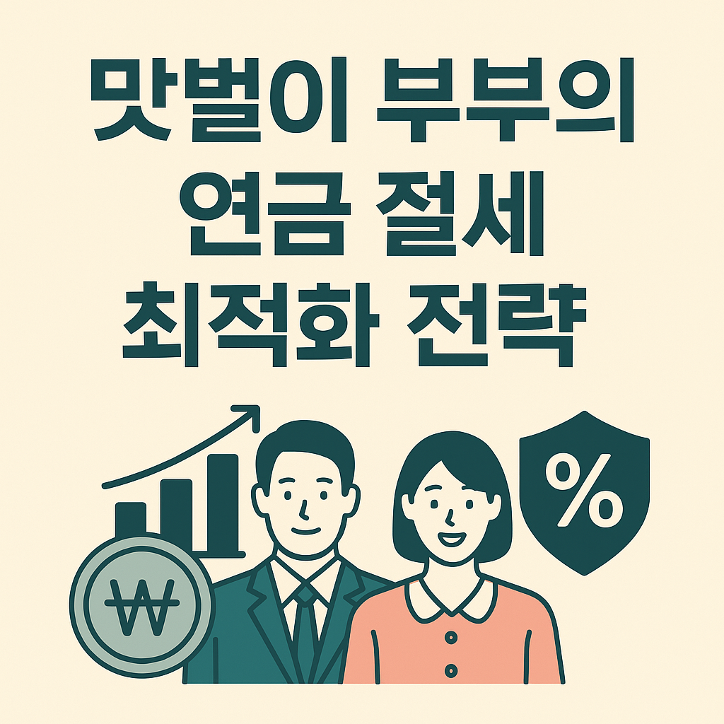 맞벌이 부부의 연금 절세 최적화 전략