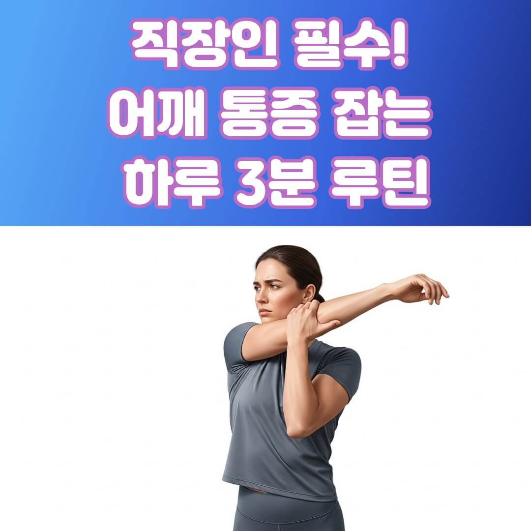 어깨 통증 완화 스트레칭 3분 루틴: 집에서 간단하게 해결