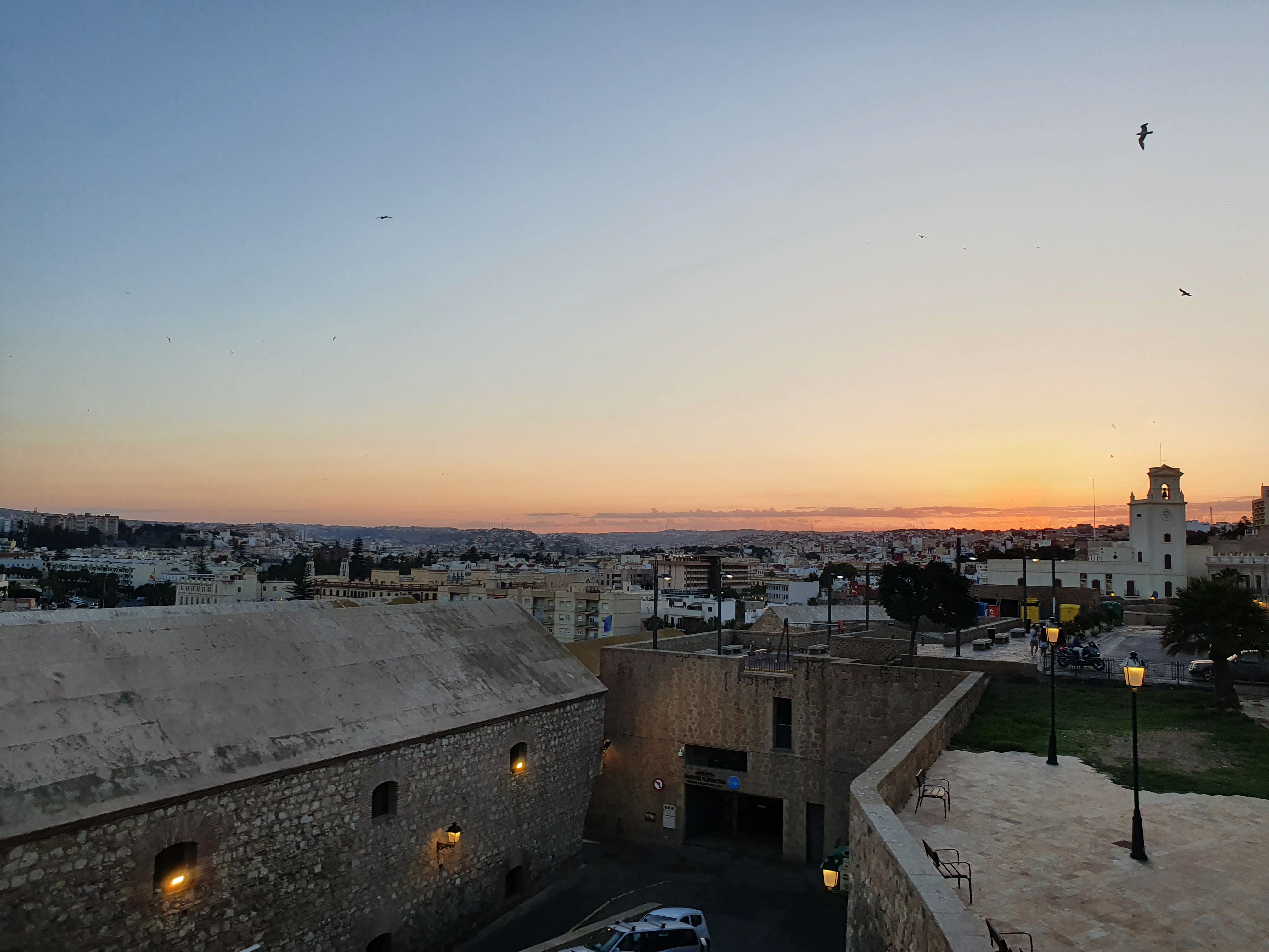 스페인 멜리야 라 비에하 일몰