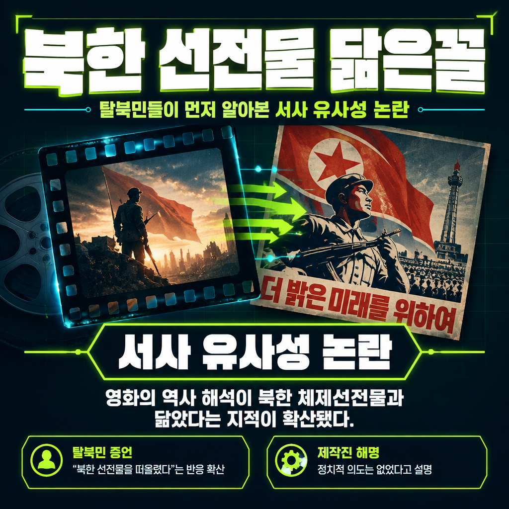 북한 선전물 닮은꼴