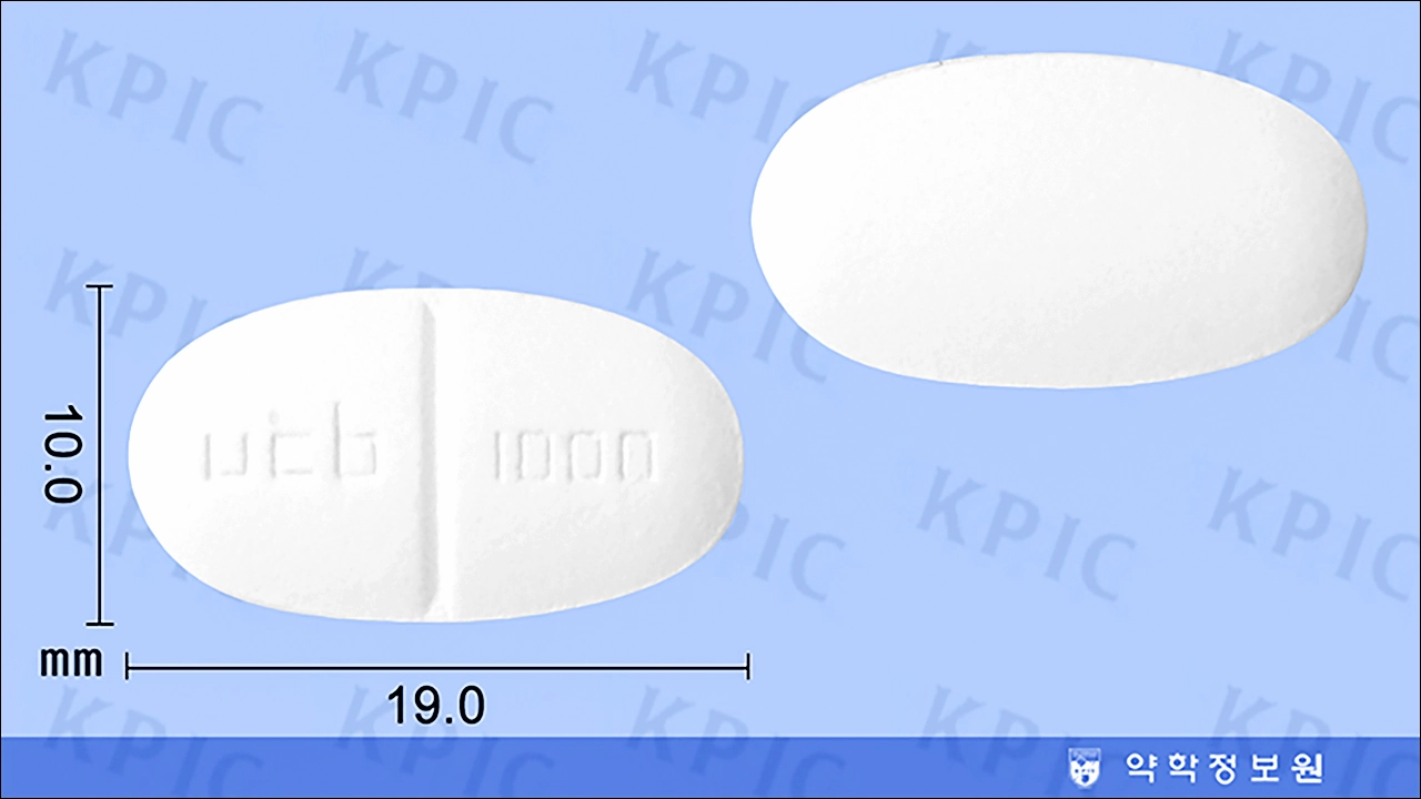 케프라정 1000mg 효능 효과 부작용 레비티라세탐 뇌전증 간질 경련 발작 치료제