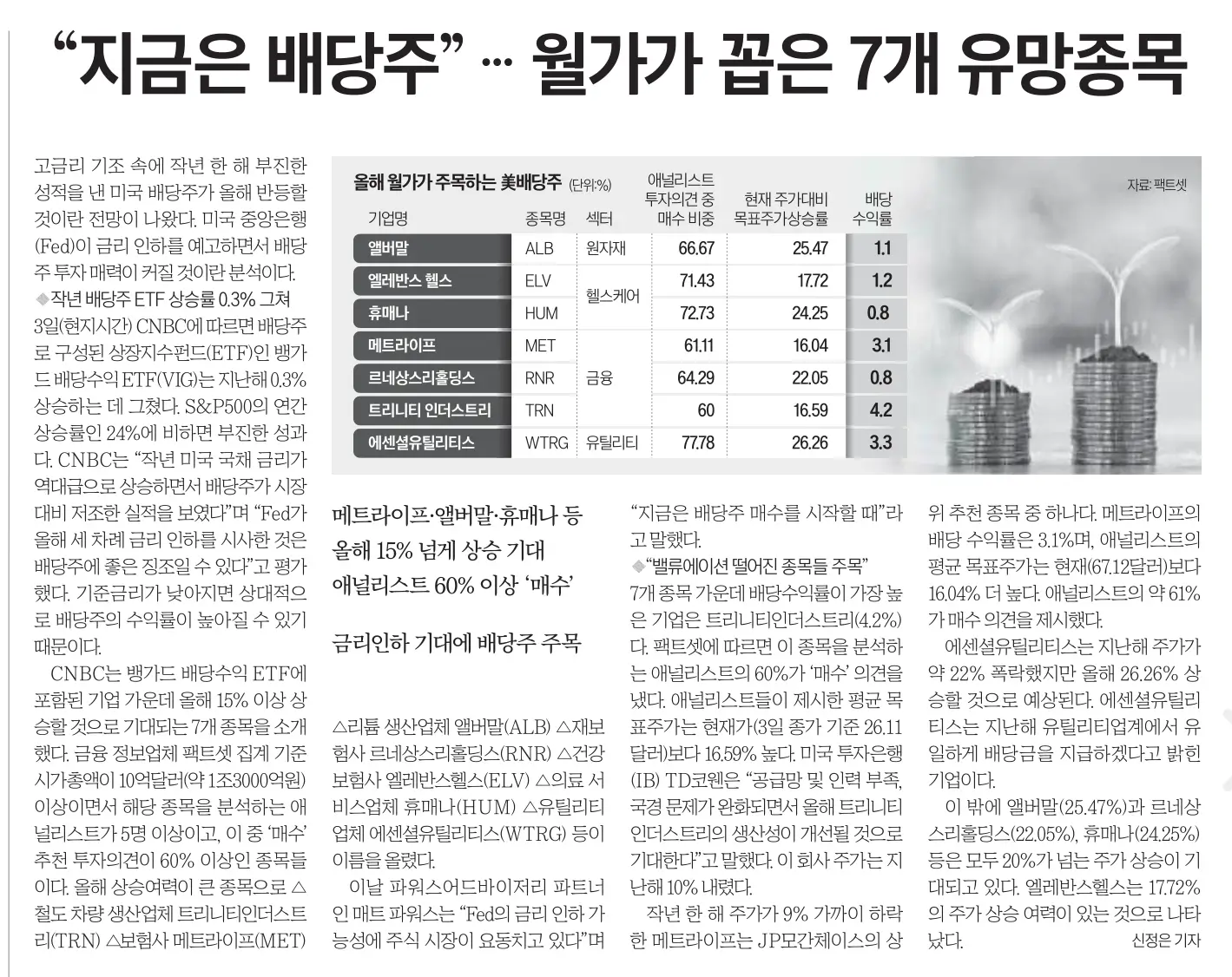 1월 5일 금 신문스크랩