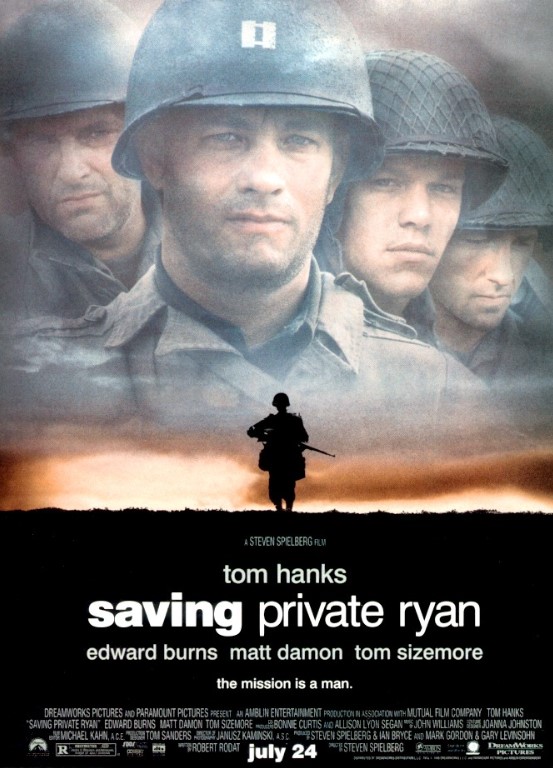 영화 라이언 일병 구하기 포스터 사진