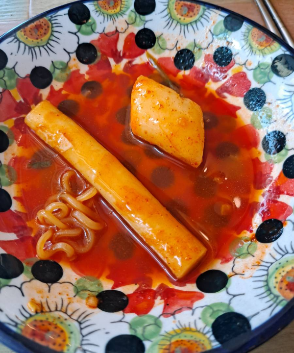 빨강떡볶이 밀떡,쌀떡