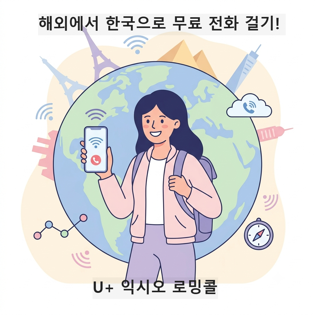 유플러스 익시오 로밍콜 설정 및 이용 방법