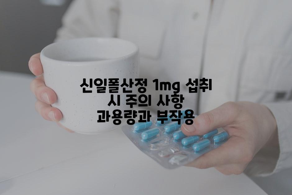 신일폴산정 1mg 섭취 시 주의 사항 과용량과 부작용