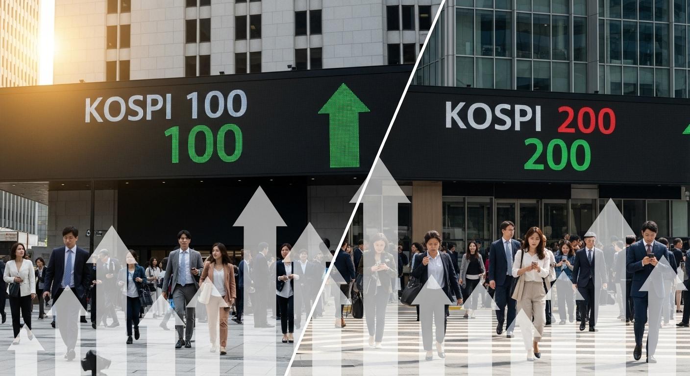 코스피 100 200 비교
