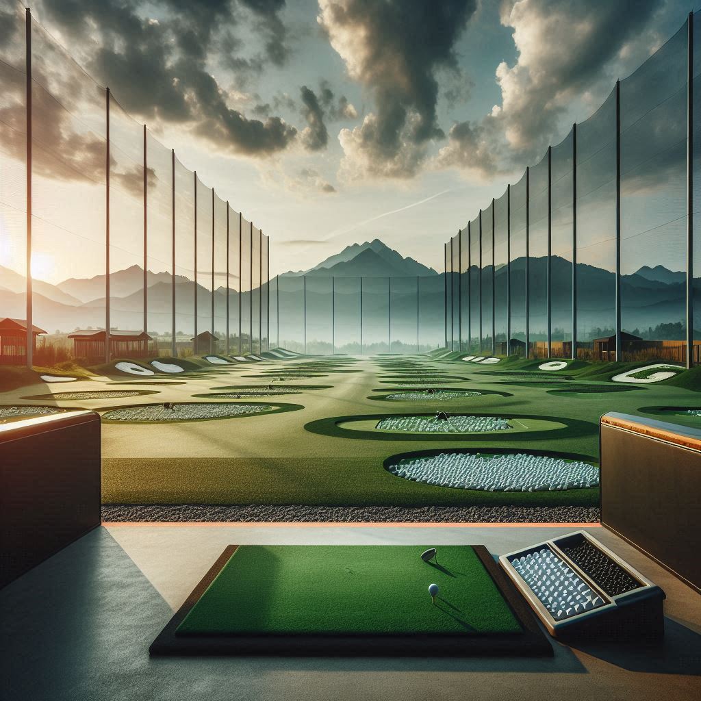 실외골프연습장 배경