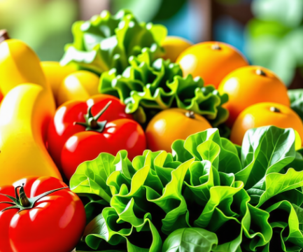 혈압관리에 좋은 과일과 채소가 있습니다.