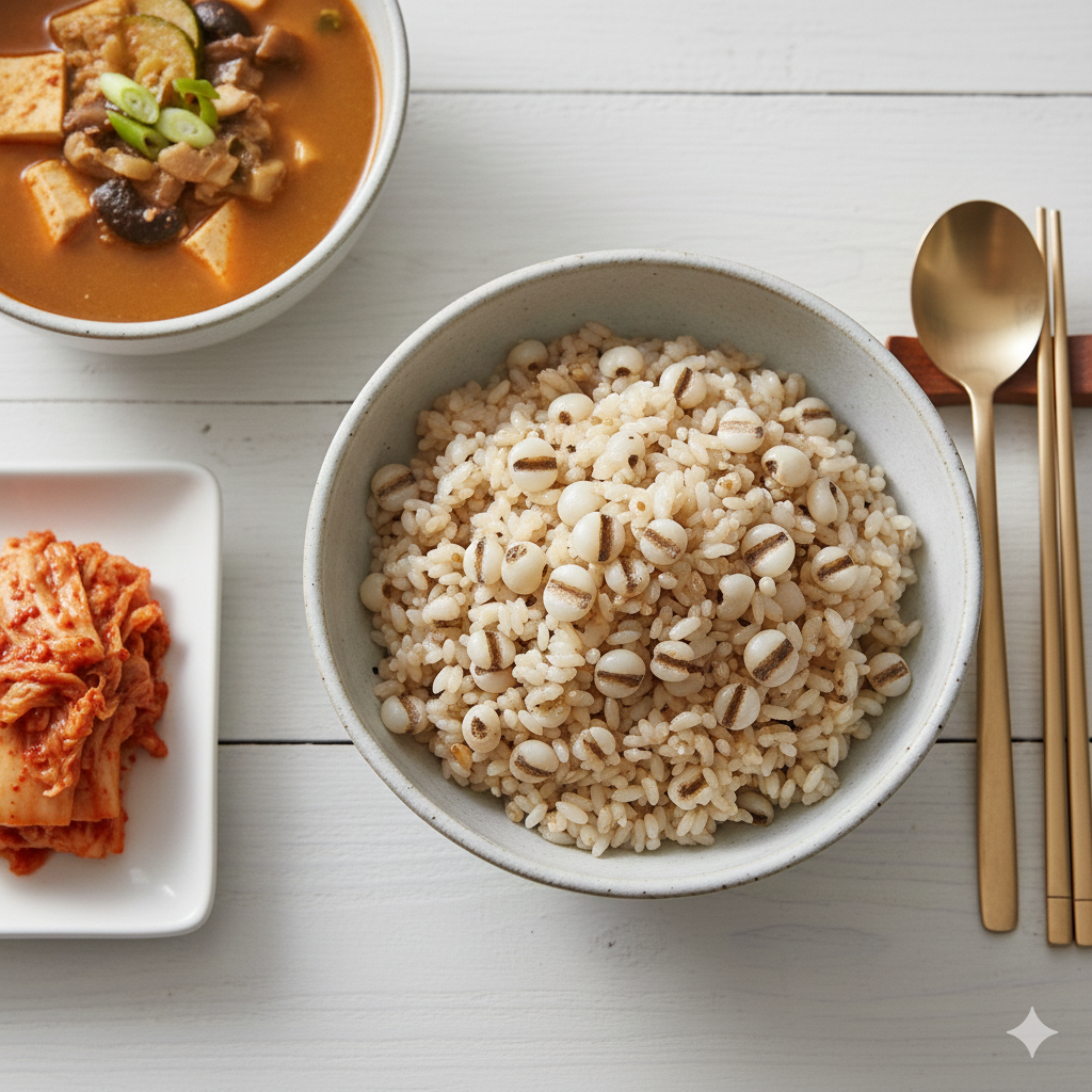 몸의 붓기를 빼주고 노폐물 배출을 돕는 이뇨 작용에 탁월한 영양 가득한 율무