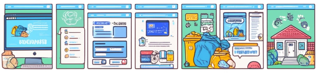 이사 폐기물? 덕남동 대형폐기물 과태..