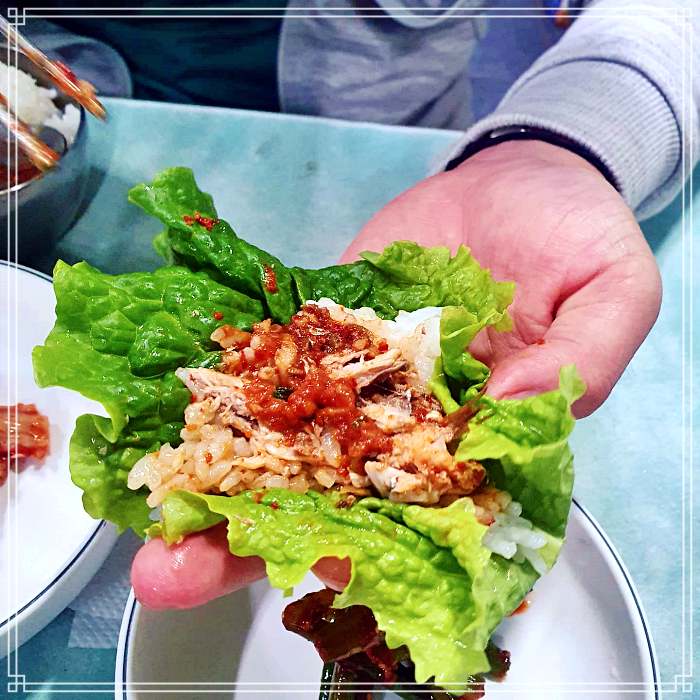 남해 상주 은모래비치 맛집 아침식사 가능, 모듬 생선구이, 멸치쌈밥