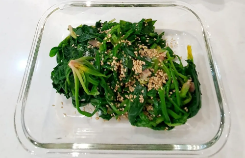 시금치-나물-완성