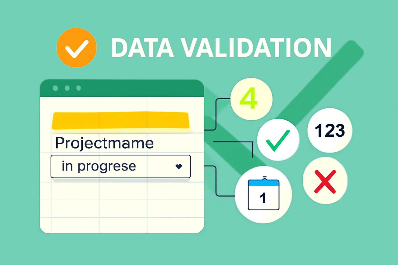 구글 시트 데이터 유효성 검사로 입력 오류 줄이기 사진