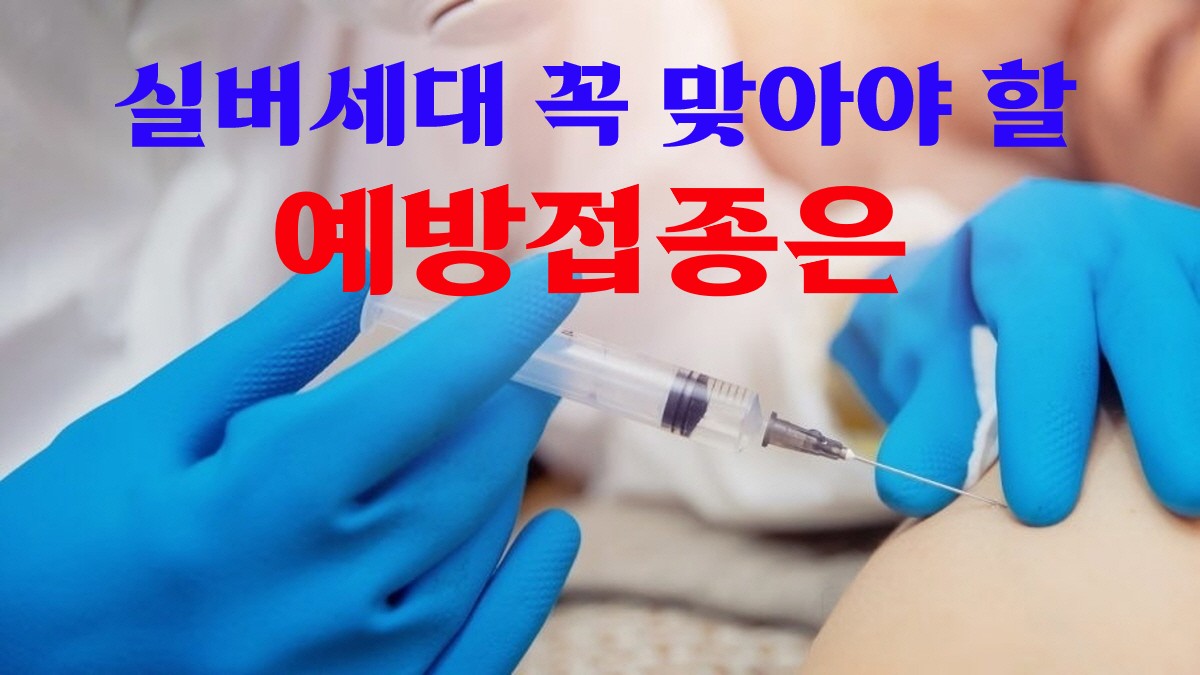 실버세대 예방접종 중요성, 건강한 노후를 위한 필수 백신 안내 이미지