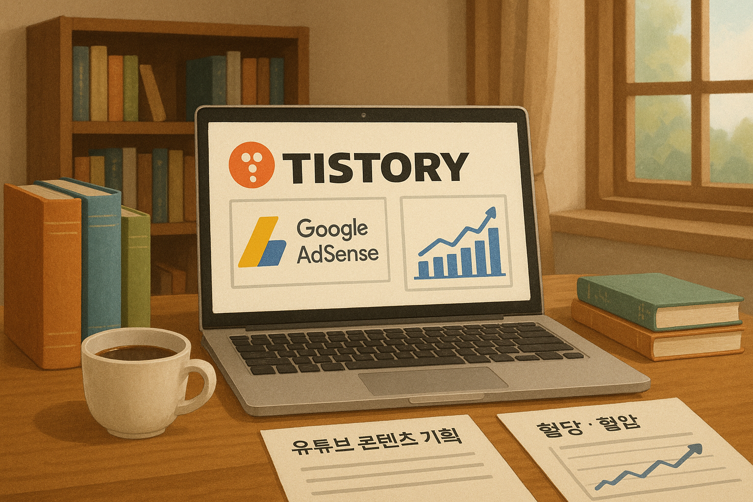 티스토리 애드센스 광고에 대한 이미지