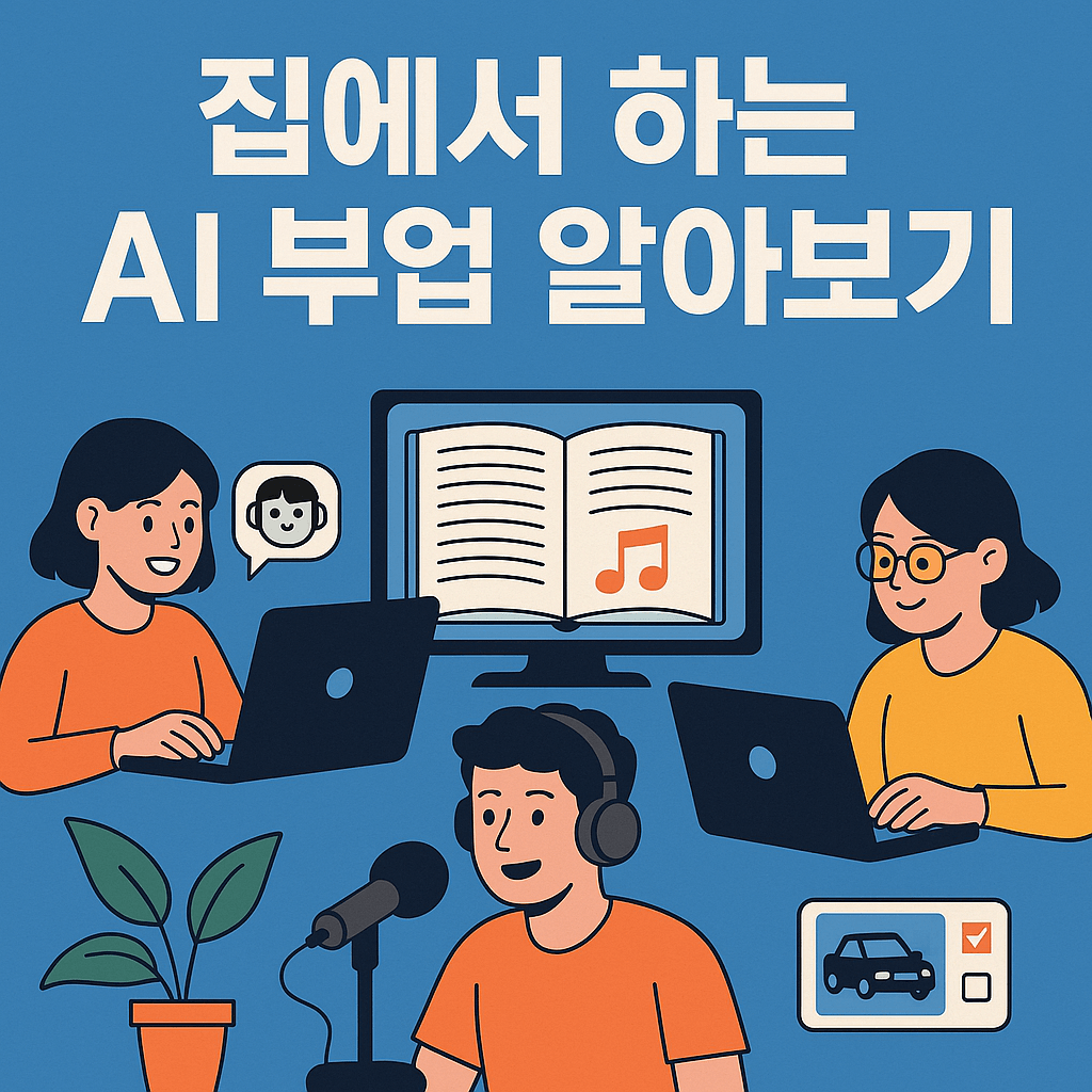 집에서 할 수 있는 AI 부업 알아보기