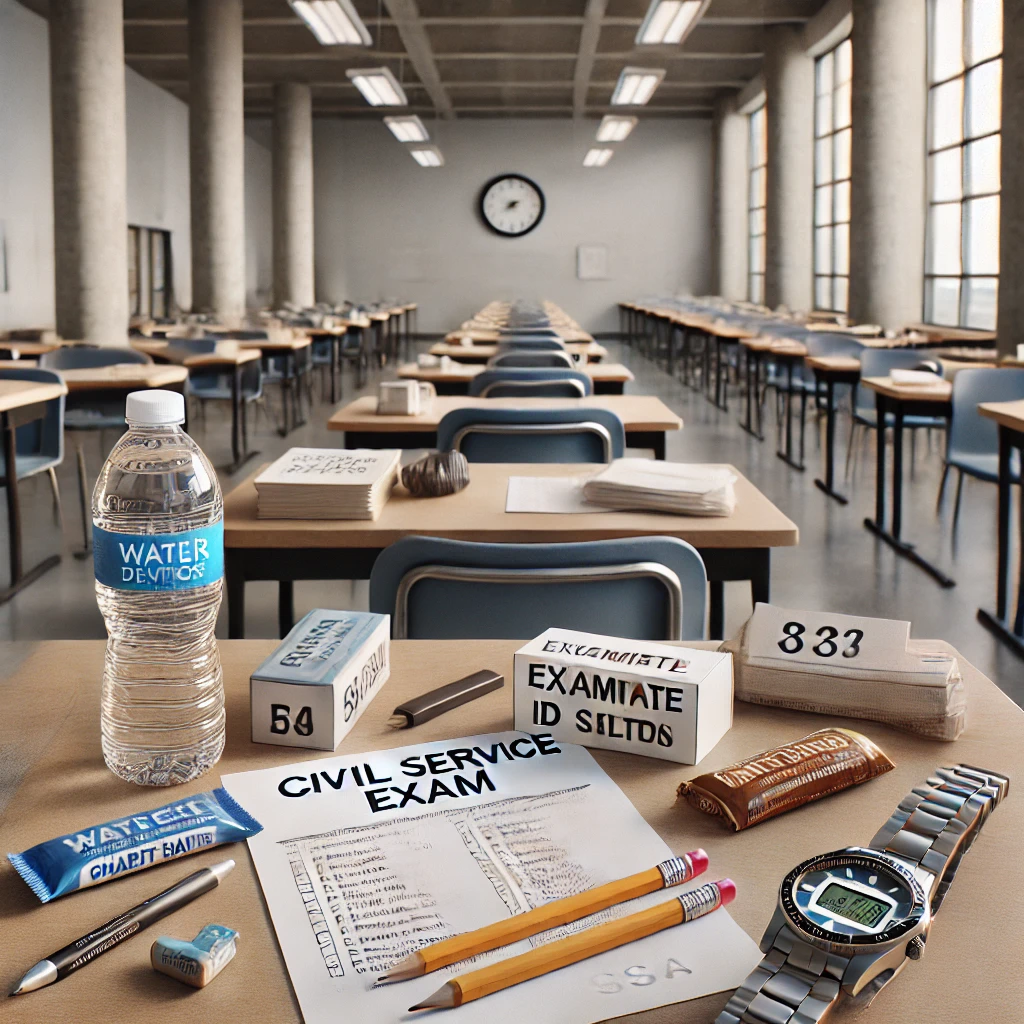 공무원 시험장 필수 준비물과 주의할 점