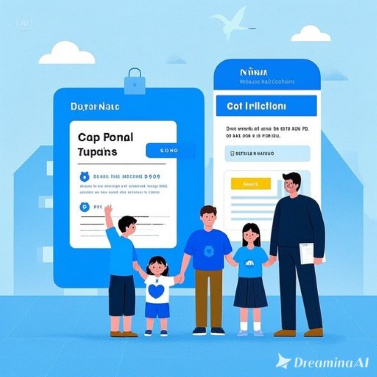 가족이 국민건강보험공단 앱과 안내문으로 상한제 환급 확인, 계좌입금 알림, 신분증&middot;서류 한눈에 체크하는 모습