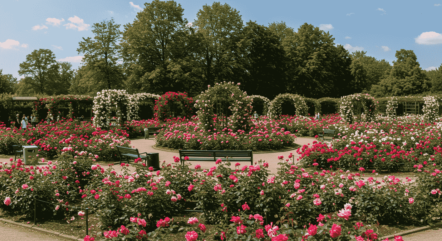 해운대수목원 장미 절정기