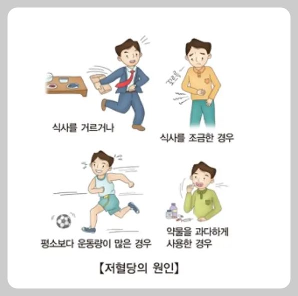 저혈당원인