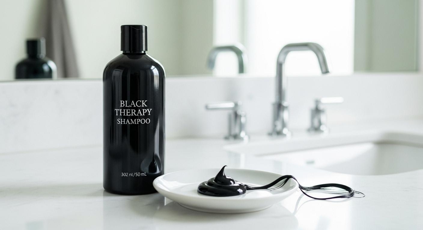 블랙 테라피 새치 샴푸