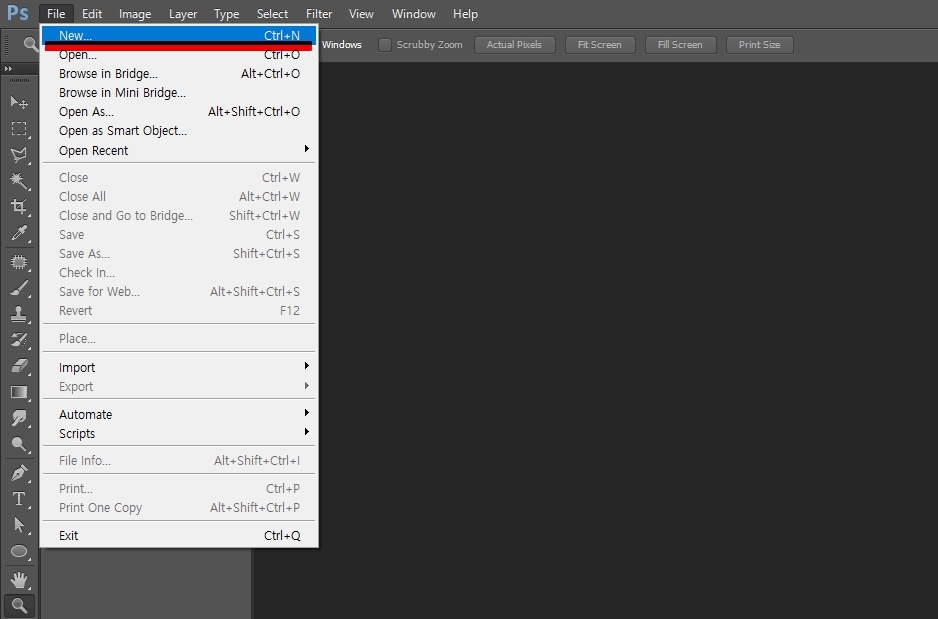 파비콘 포토샵으로 만들기