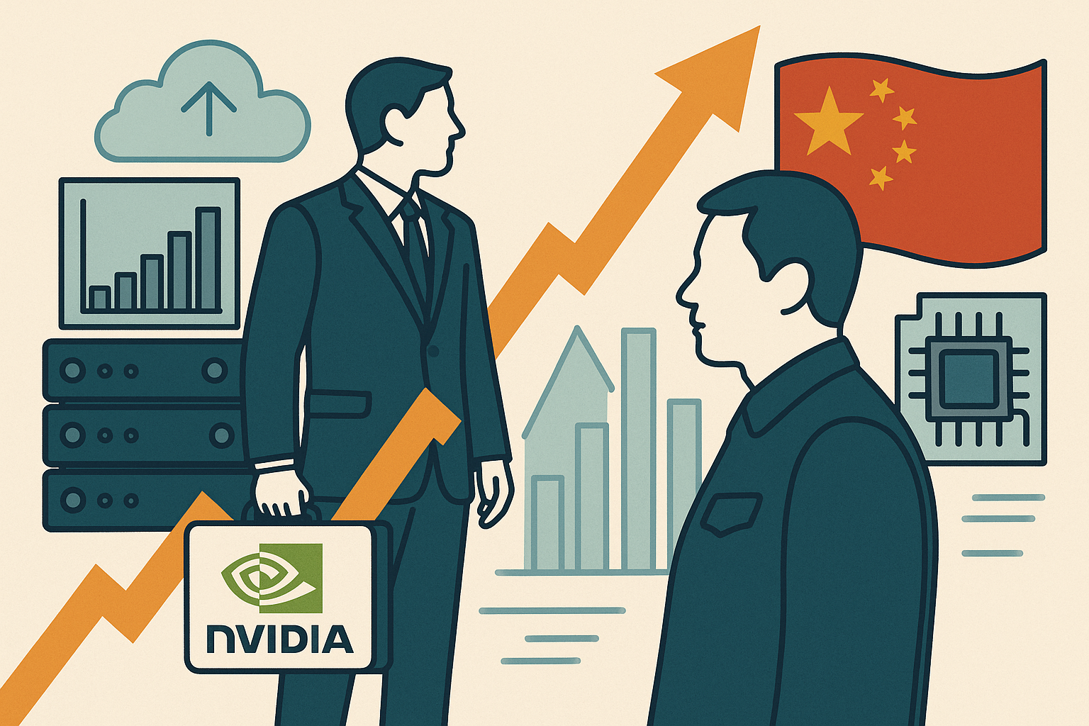 미국 주식 투자 미국 vs 중국 AI 반도체 전쟁 속 투자 시나리오: 엔비디아 NVDA 주가 전망