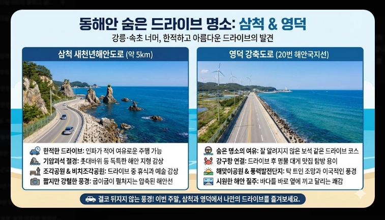 겨울 동해안 드라이브 코스 완벽 가이드