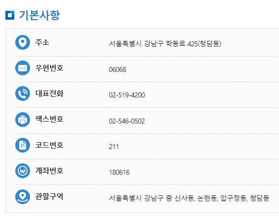 강남-세무서-관할구역