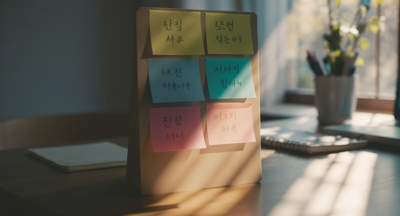 나만의건강관리포스트잇