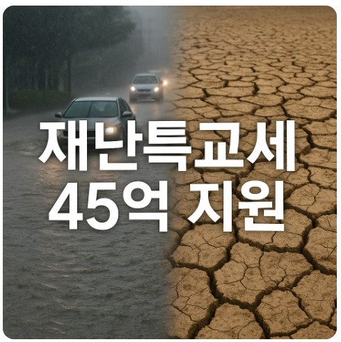 인천&middot;경기&middot;강원 긴급지원 (호우, 가뭄, 재난특교세)