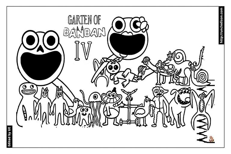 반반유치원 색칠공부 도안