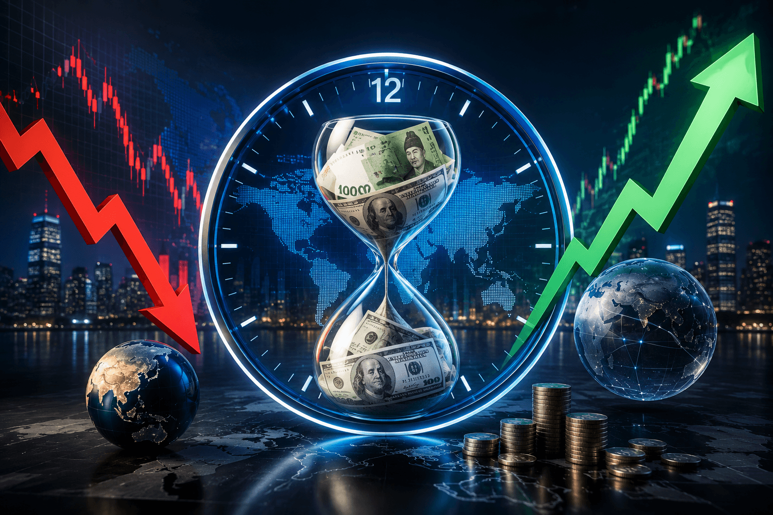 24시간 외환 거래 (셀코리아, 변동성, MSCI)
